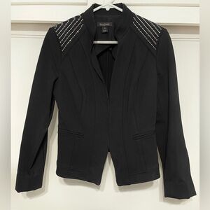 White House Black Market Blazer Size 6 Black